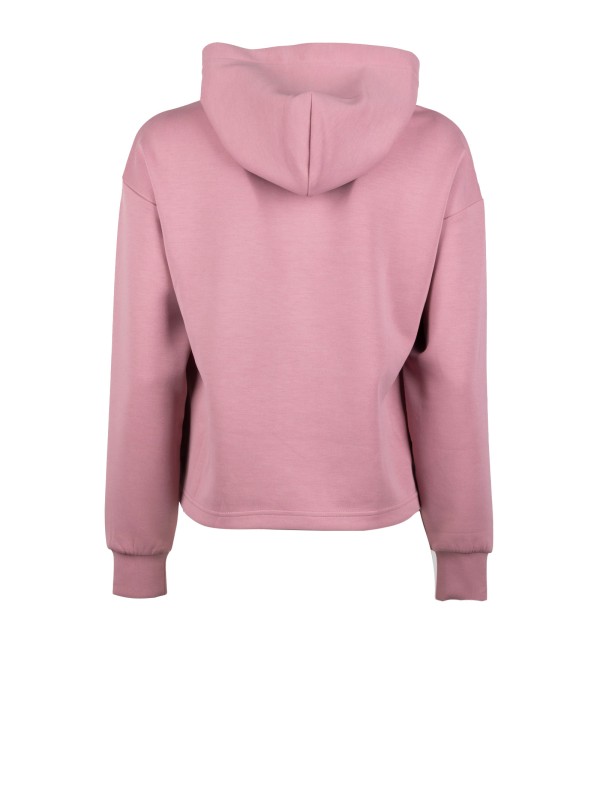 Felpa Crop in Cotone Modal Rosa Paris - Colmar