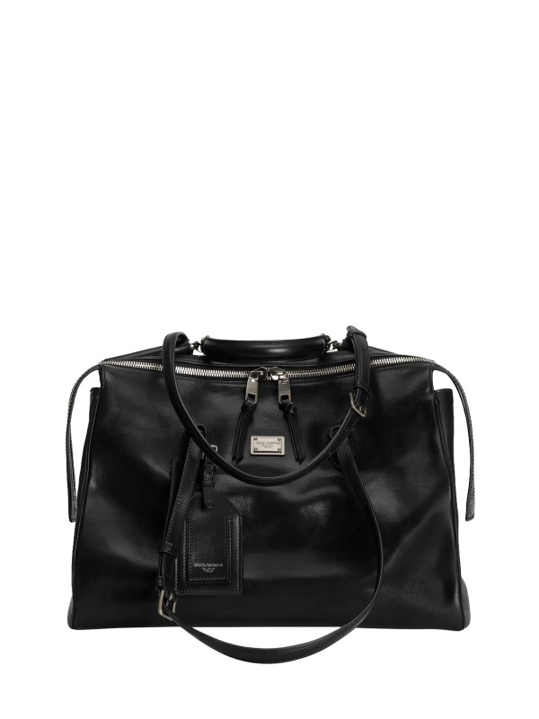 Borsa Vittoria in Pelle di Vitello Nera - Dolce&Gabbana