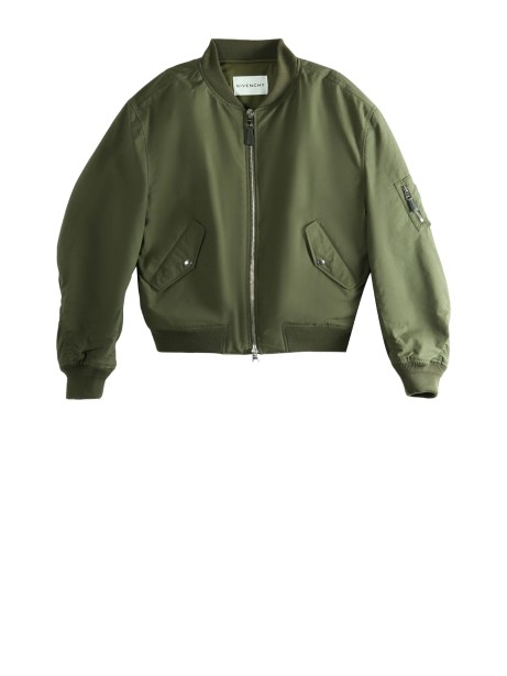 Givenchy Men's Green Knitted Varsity Jacket
