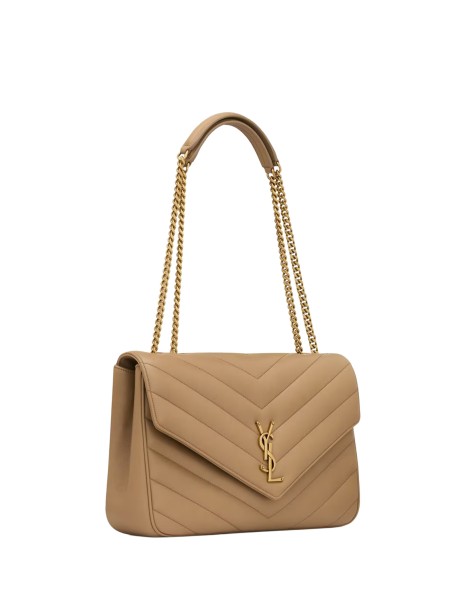 Borsa a spalla Loulou Large in pelle di agnello trapuntata 2