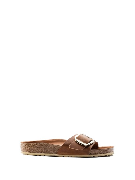 Birkenstock Madrid Big Buckle Oiled Leather Sandal