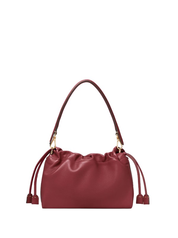 Mamma Baguette Medium Burgundy Nappa Leather Bag