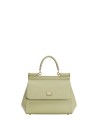 Borsa Sicily Small in Pelle Verde di Dolce & Gabbana