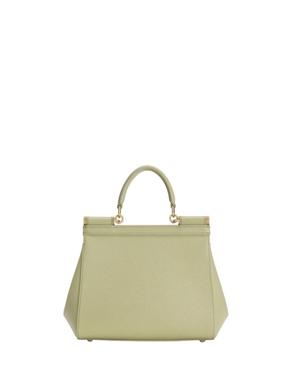 Borsa Sicily Small in Pelle Verde di Dolce & Gabbana