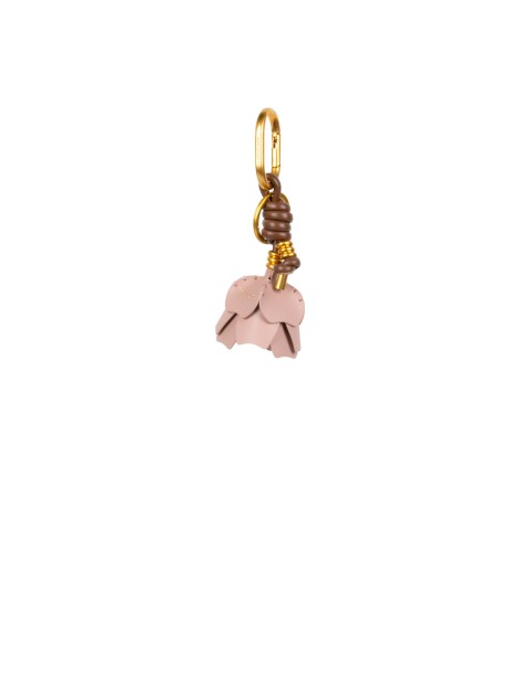 Gianni Chiarini Pink Salt Leather Keyring