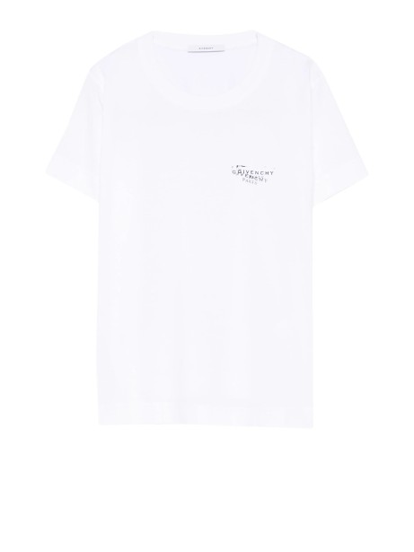 T-shirt in cotone con logo Givenchy