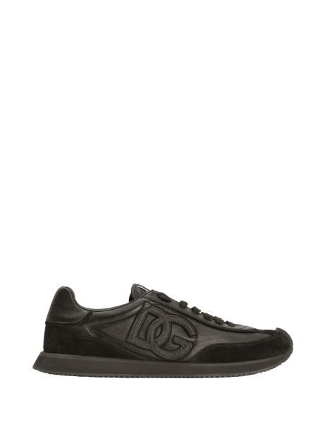 Dolce & Gabbana Women's Aria Logo Lace Sneaker