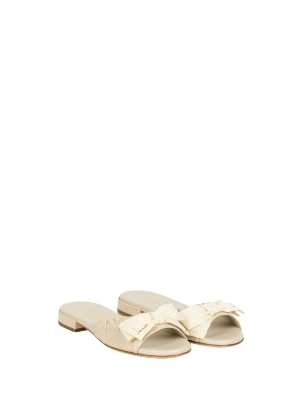 Prada Women's Bow Slide Sandal