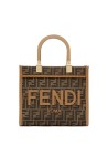 Fendi Sunshine Small: Borsa in Tessuto Jacquard FF
