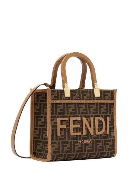 Fendi Sunshine Small: Borsa in Tessuto Jacquard FF 2