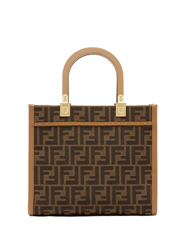 Fendi Sunshine Small: Borsa in Tessuto Jacquard FF