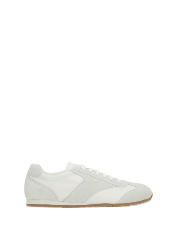 Sneaker Prada Downtown in Pelle Liscia con Logo
