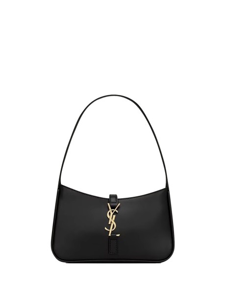 Borsa a spalla Le 5 à 7 Mini in pelle nera di Saint Laurent
