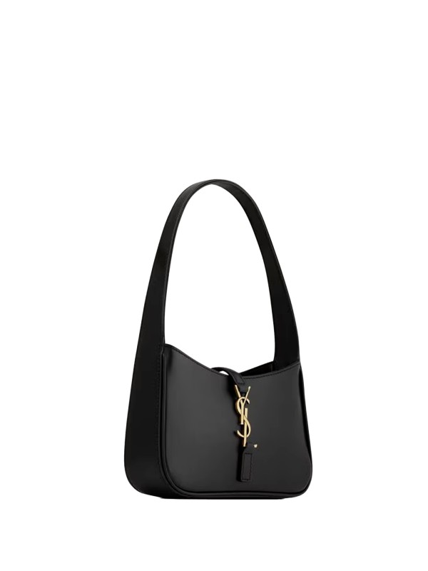 Borsa a spalla Le 5 à 7 Mini in pelle nera di Saint Laurent