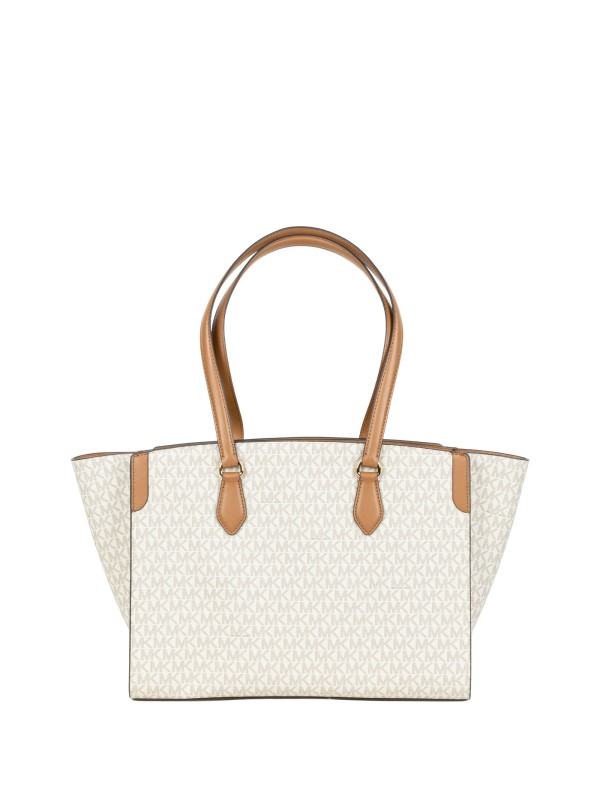 Michael Kors Tribeca Extra-Small Logo-Print Satchel