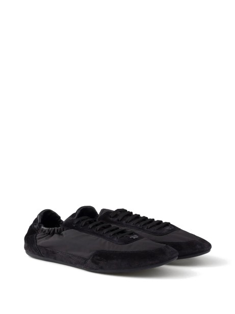Prada Black Patent Leather Moccasins