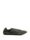 Prada Black Brushed Leather Moccasins