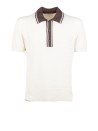 Paolo Pecora Brown Merino Wool Polo Shirt