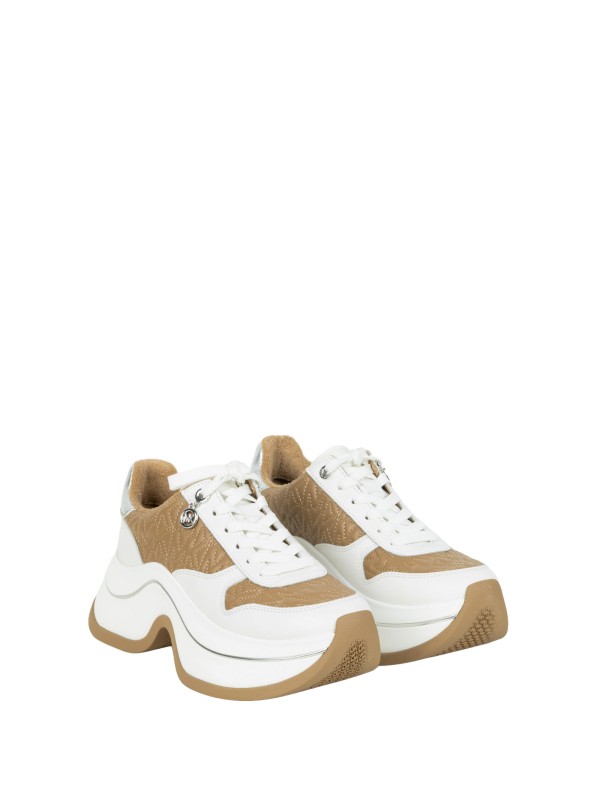 Michael Kors Irving Embellished Leather Sneaker