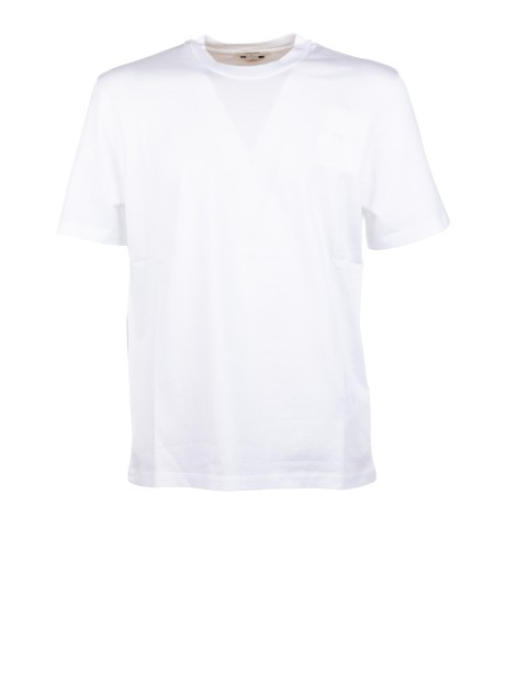 Jacob Cohën White Cotton T-Shirt with Chest Pocket