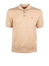 Polo Ralph Lauren - Polo in maglia color cuoio con logo