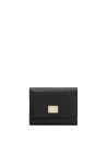 Dolce & Gabbana Black French Flap Wallet with Tag