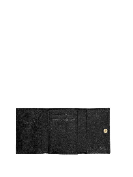 Dolce & Gabbana Black French Flap Wallet with Tag 2