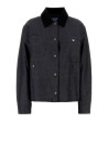 Prada Black Patch Pocket Collar Jacket