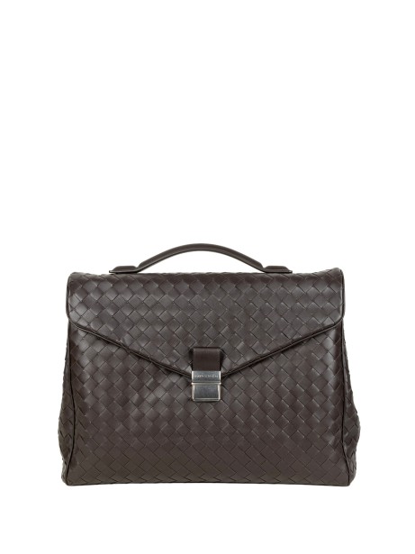 Bottega Veneta Leather Archivist Briefcase