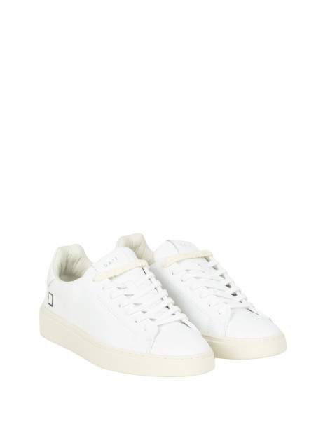 D.A.T.E. Levante Mono White Sneakers