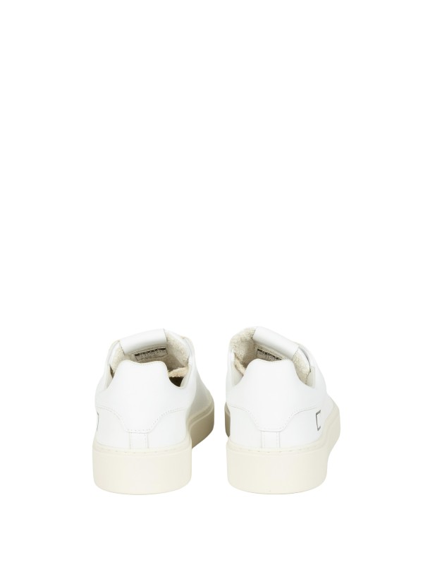 D.A.T.E. Levante Mono White Sneakers