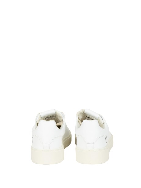D.A.T.E. Levante Mono White Sneakers