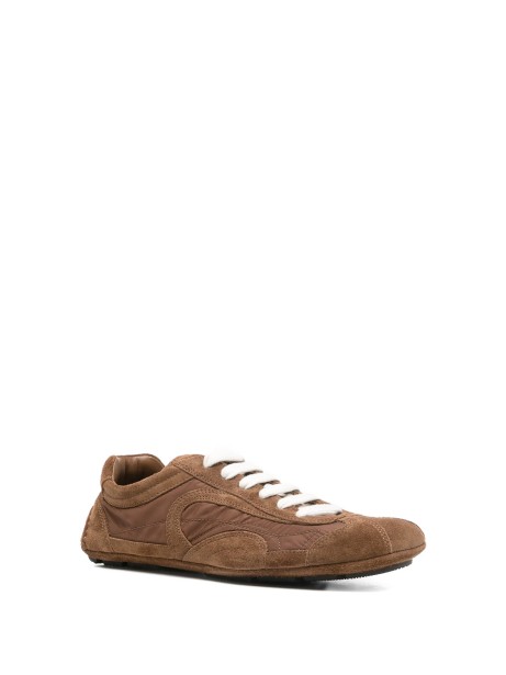 Prada Montecarlo Re-Edition 2005 Suede and Re-Nylon Sneakers
