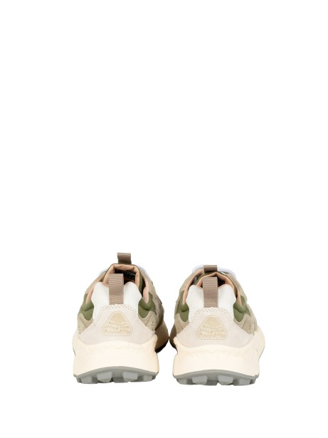 Flower Mountain Yamano 3 Uni Low-Top Sneakers in Military Green