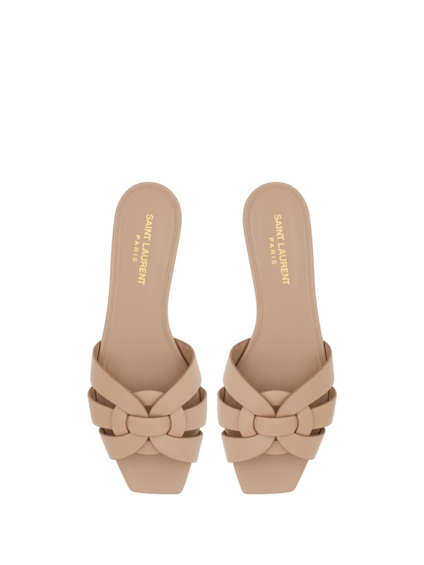 Mule Tribute in pelle liscia - Saint Laurent