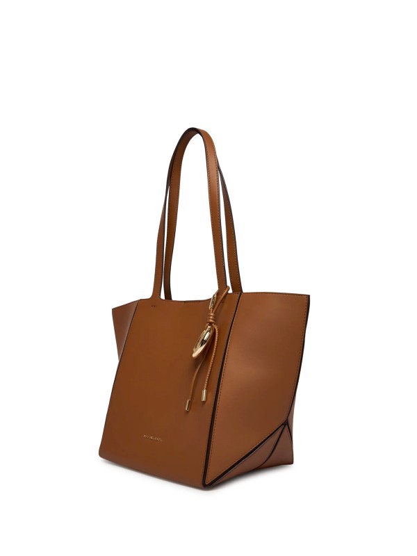 Borsa a mano 'Jordi' in pelle marrone di Michael Kors