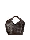 Dragon Diffusion Rosanna Dark Brown Woven Leather Bag