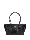 Michael Kors Hamilton Moderne Small Woven Leather Satchel