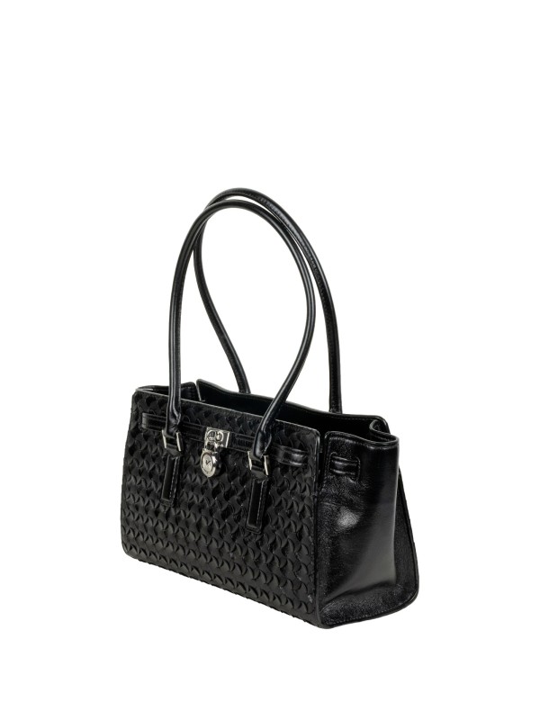 Borsetta a tracolla Hamilton in pelle nera - Michael Kors