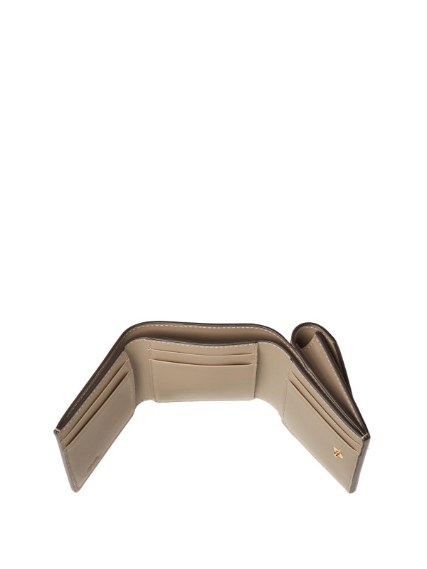 Fendi FF Diamonds Two-Tone Leather Wallet