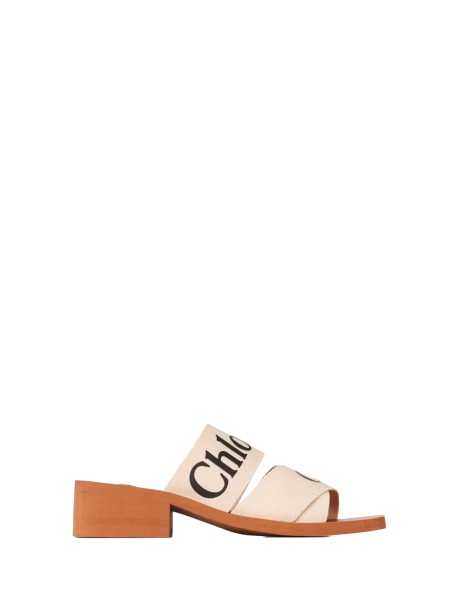 Chloé 45mm Block-Heel Sandals