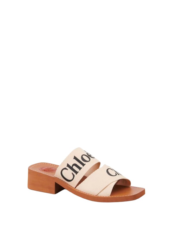 Sandali Chloé con Tacco Largo da 45mm