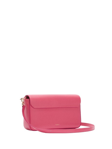 Furla Iride Crossbody Bag Velvet Pink 2