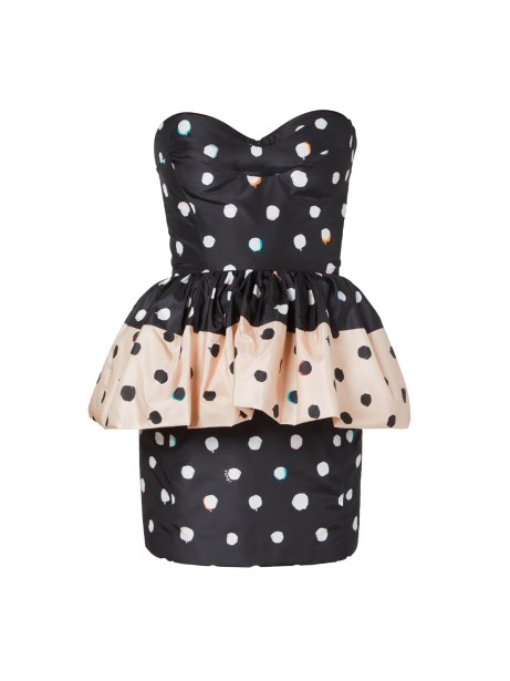 Fendi Feel Black Leather and Brown FF Fabric Slides