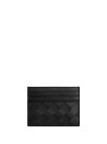 Bottega Veneta Black Intrecciato Credit Card Holder