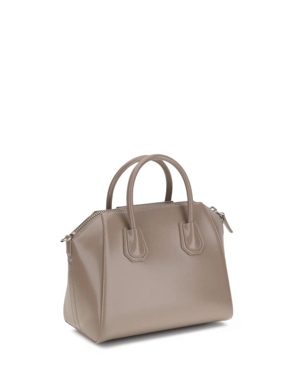 Borsa Antigona Piccola in Pelle Color Talpa di Givenchy