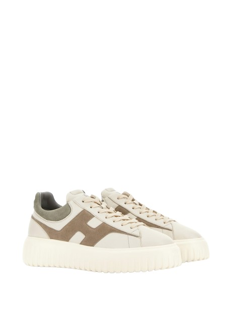 Hogan H-Stripes Leather Sneakers