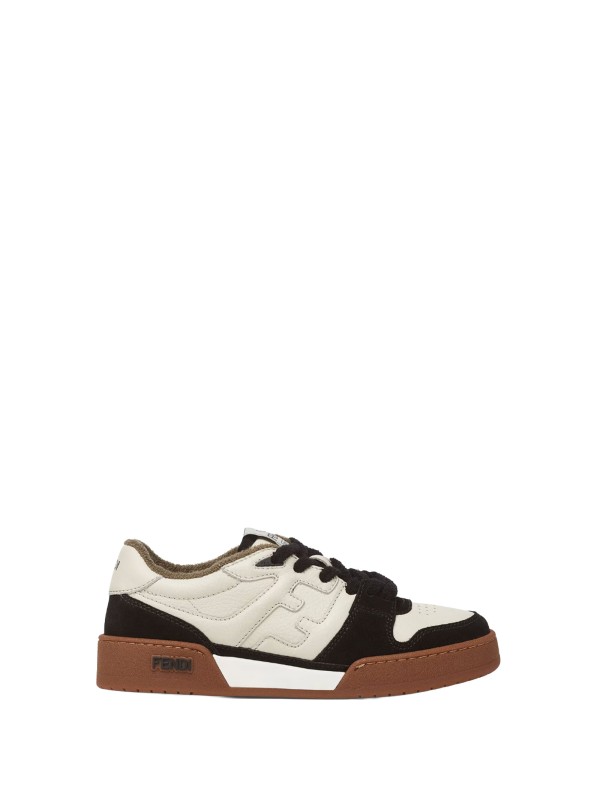 Fendi Match Black Suede Low-Top Sneakers