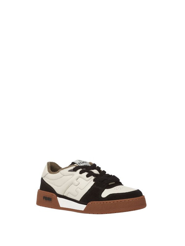 Fendi Match Black Suede Low-Top Sneakers