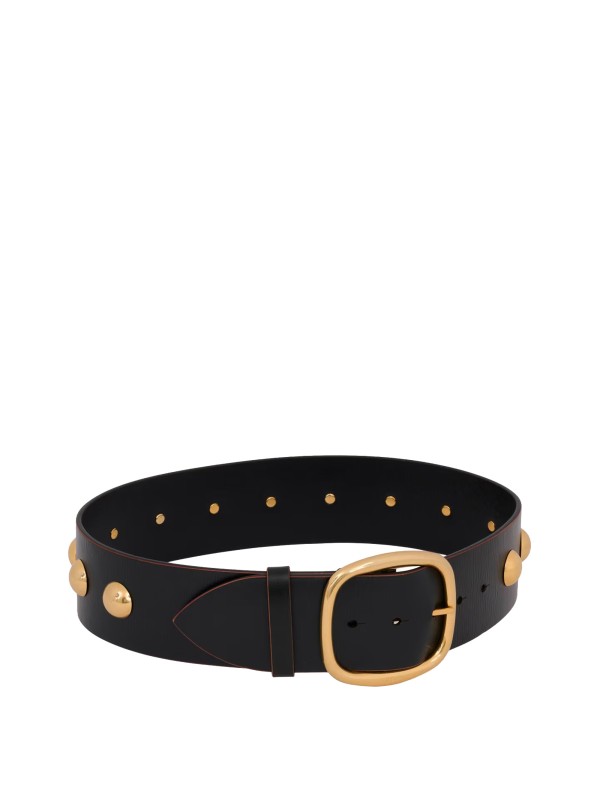 Chloé Midnight Studded Buckle Belt